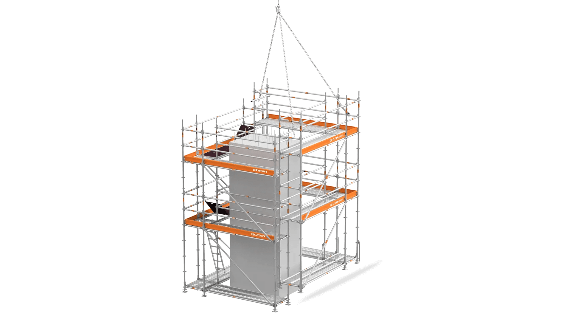 scaffold crane lifting 2